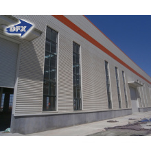 Qingdao prefabricated light steel metal frame warehouse building with aluminum window